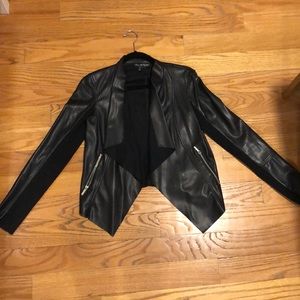 FAUX LEATHER JACKET
